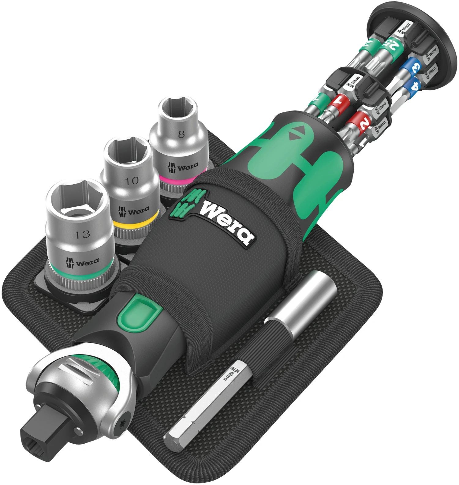Wera Bitsskruetrækker 8009 Zyklop Pocket Set 2, 18 Dele 2 Wera Bitsskruetrækker 8009 Zyklop Pocket Set 2, 18 Dele - Billede 2