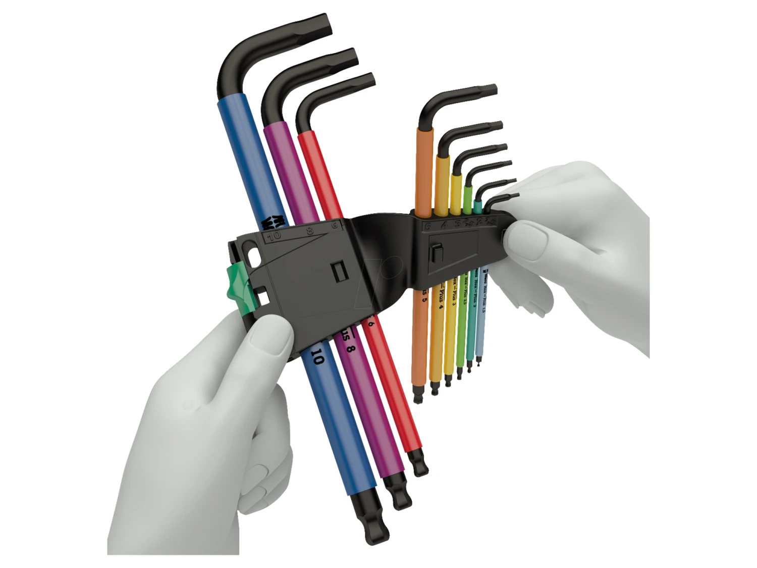 Wera Unbrakonøglesæt Multicolour 950pkl/9smn 3 Wera Unbrakonøglesæt Multicolour 950pkl/9smn - Billede 3