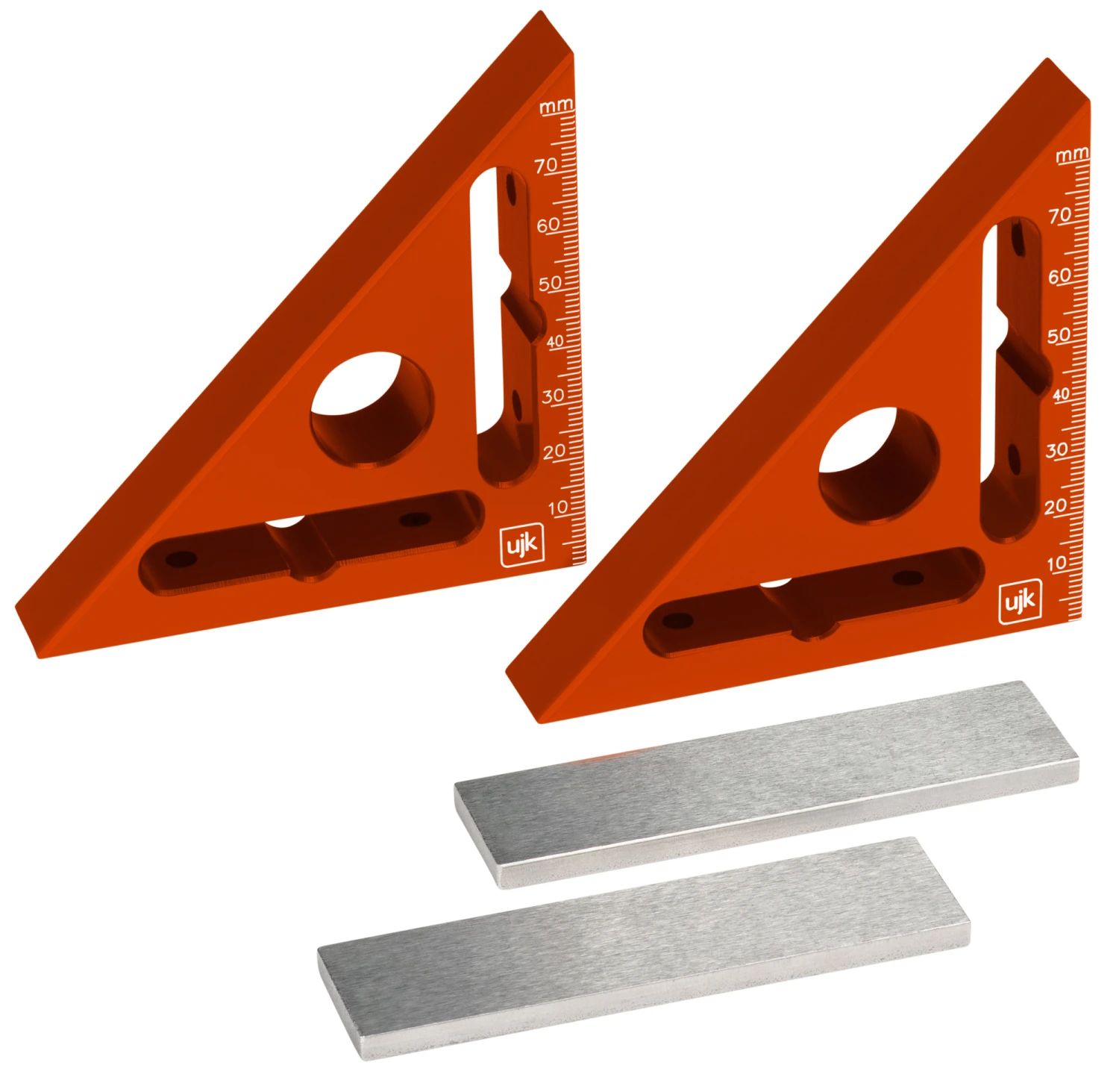 UJK Multifunktions Vinkler 80mm, Pk. á 2 Stk.