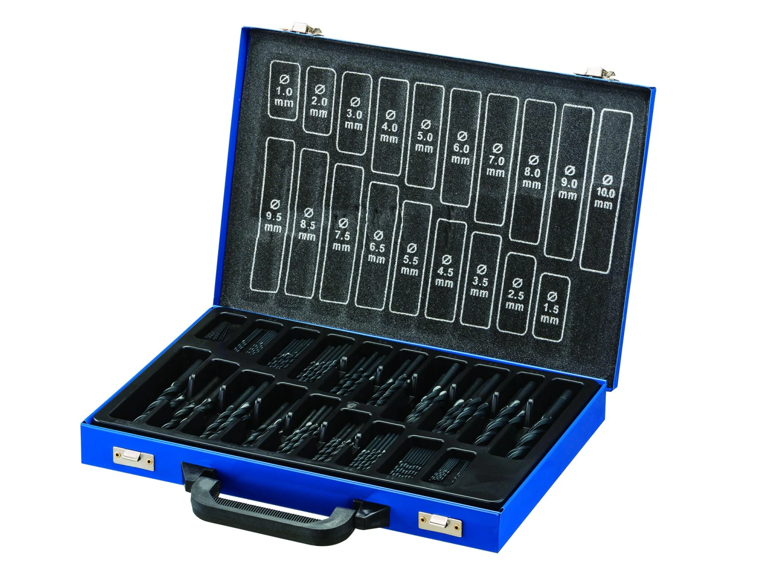 BASIXX Borsæt HSS 1-10mm / 0,5mm Valset, 170 Dele 1 BASIXX Borsæt HSS 1-10mm / 0,5mm Valset, 170 Dele