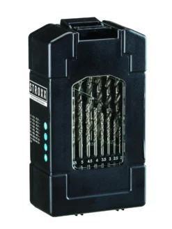 STROXX Borsæt HSS 1-13mm / 0,5mm Slebet, 25 Dele