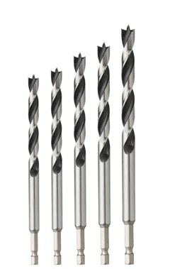 STROXX Træborsæt 1/4"-fæstne 5 Dele, 60 Mm