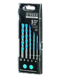 Alternative view of STROXX Murborsæt Multi Construction 1/4" 5 Dele, 130 Mm