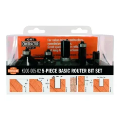 CMT Overfræsesæt K8 C, 5 Dele