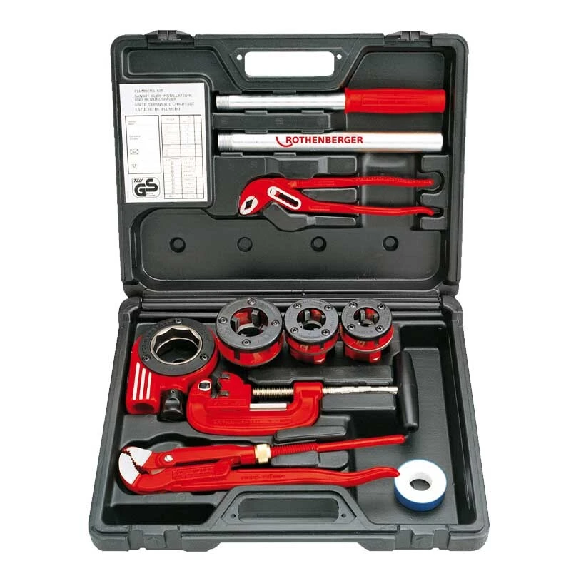 Rothenberger Gevindskæresæt Sani Kit 1 Rothenberger Gevindskæresæt Sani Kit