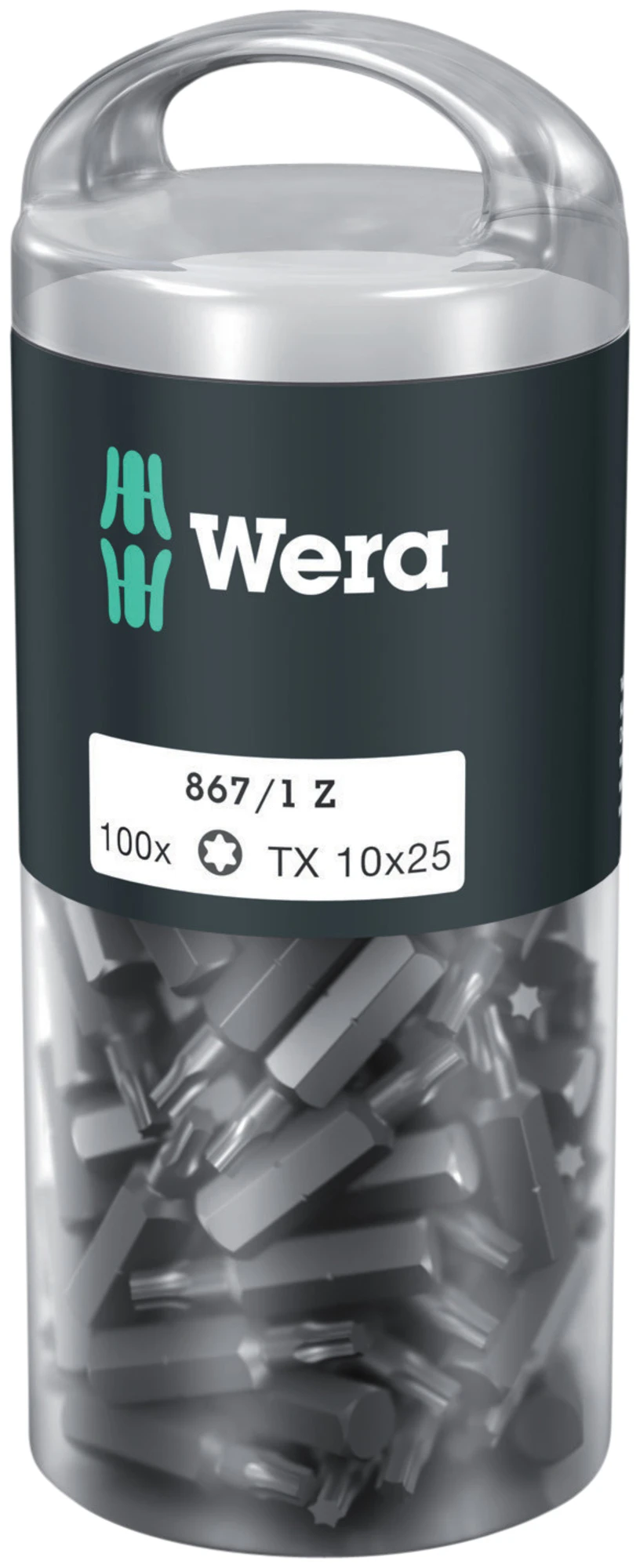 Wera Bits Tx 10 Af 100 Stk 2 Wera Bits Tx 10 Af 100 Stk - Billede 2