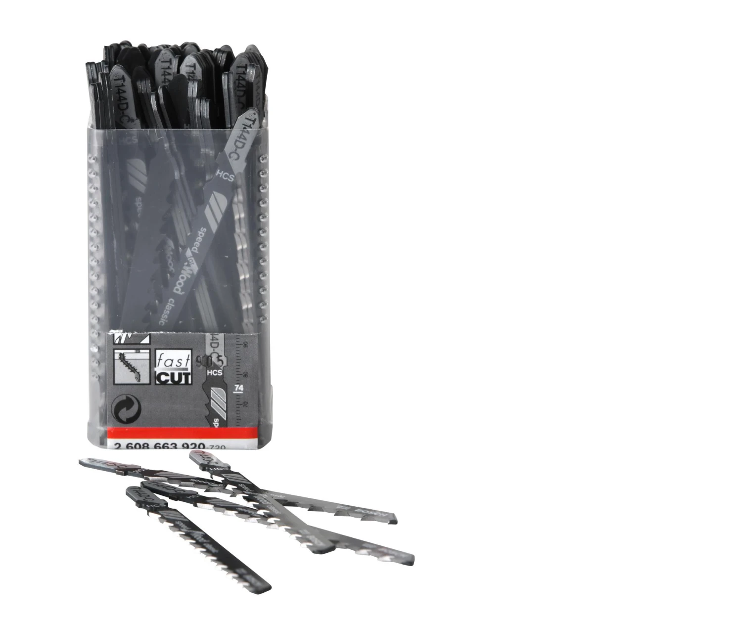 Bosch Stiksavklinge T144D T/træ 100 Stk 2 Bosch Stiksavklinge T144D T/træ 100 Stk - Billede 2