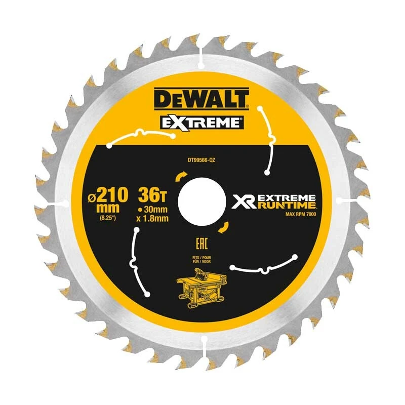 DeWALT Rundsavklinge 165x1,76x20mm Z24 Træ, Flexvolt 2 DeWALT Rundsavklinge 165x1,76x20mm Z24 Træ, Flexvolt - Billede 2