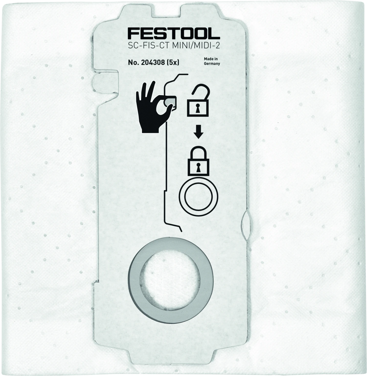 Festool Filterpose Selfclean CT Mini/Midi, 5 Stk. 1 Festool Filterpose Selfclean CT Mini/Midi, 5 Stk.