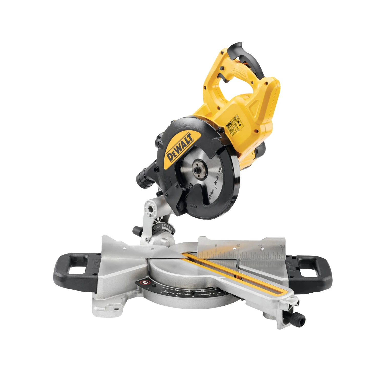 DeWALT Kap-/geringssav DWS773 M/udtræk 1 DeWALT Kap-/geringssav DWS773 M/udtræk