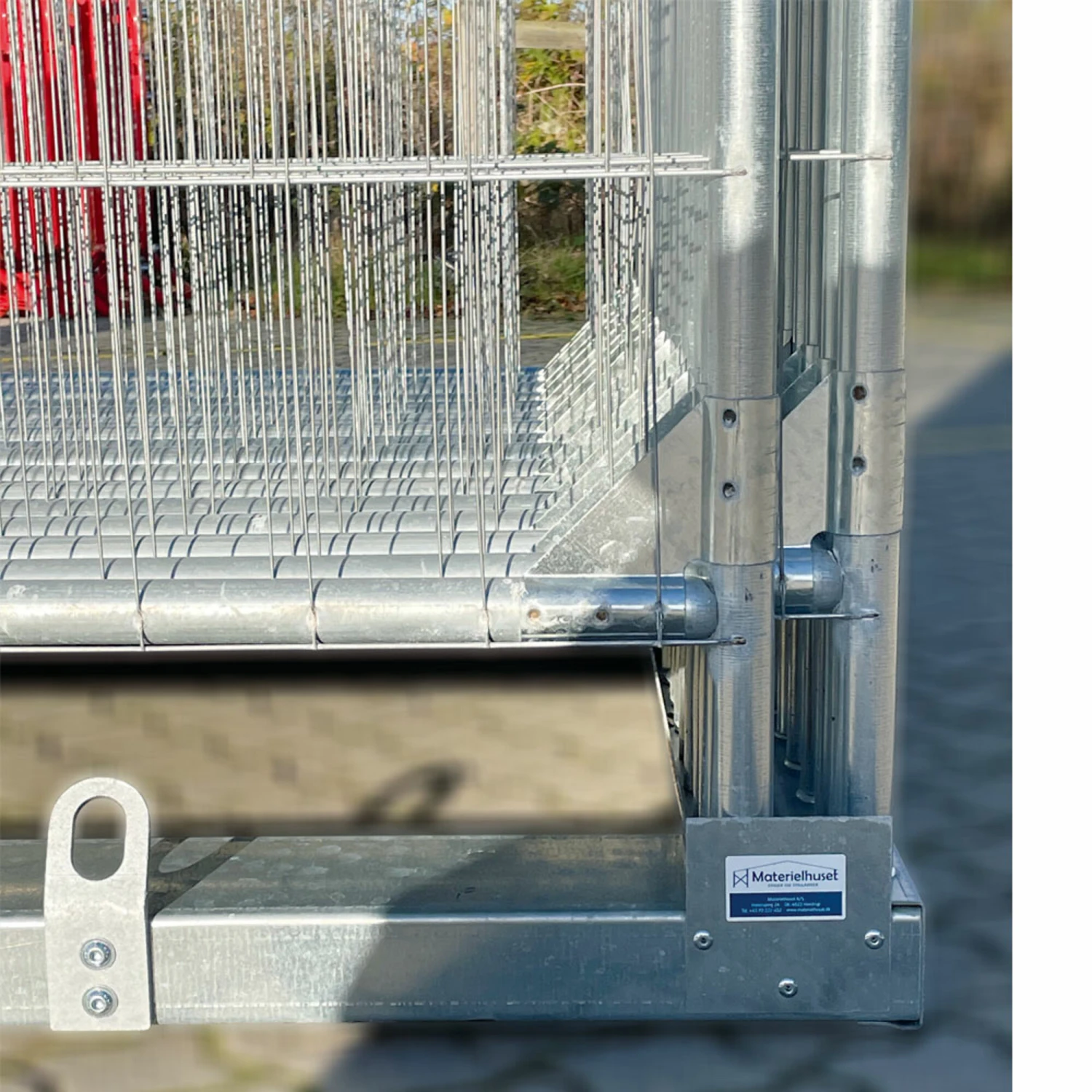 Materielhuset Byggepladshegn 105m Standard Komplet M/gummifødder - Billede 2