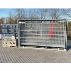 Materielhuset Byggepladshegn 105m Standard Komplet M/betonfødder