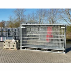 Materielhuset Byggepladshegn 105m RT-Standard Komplet M/betonfødder