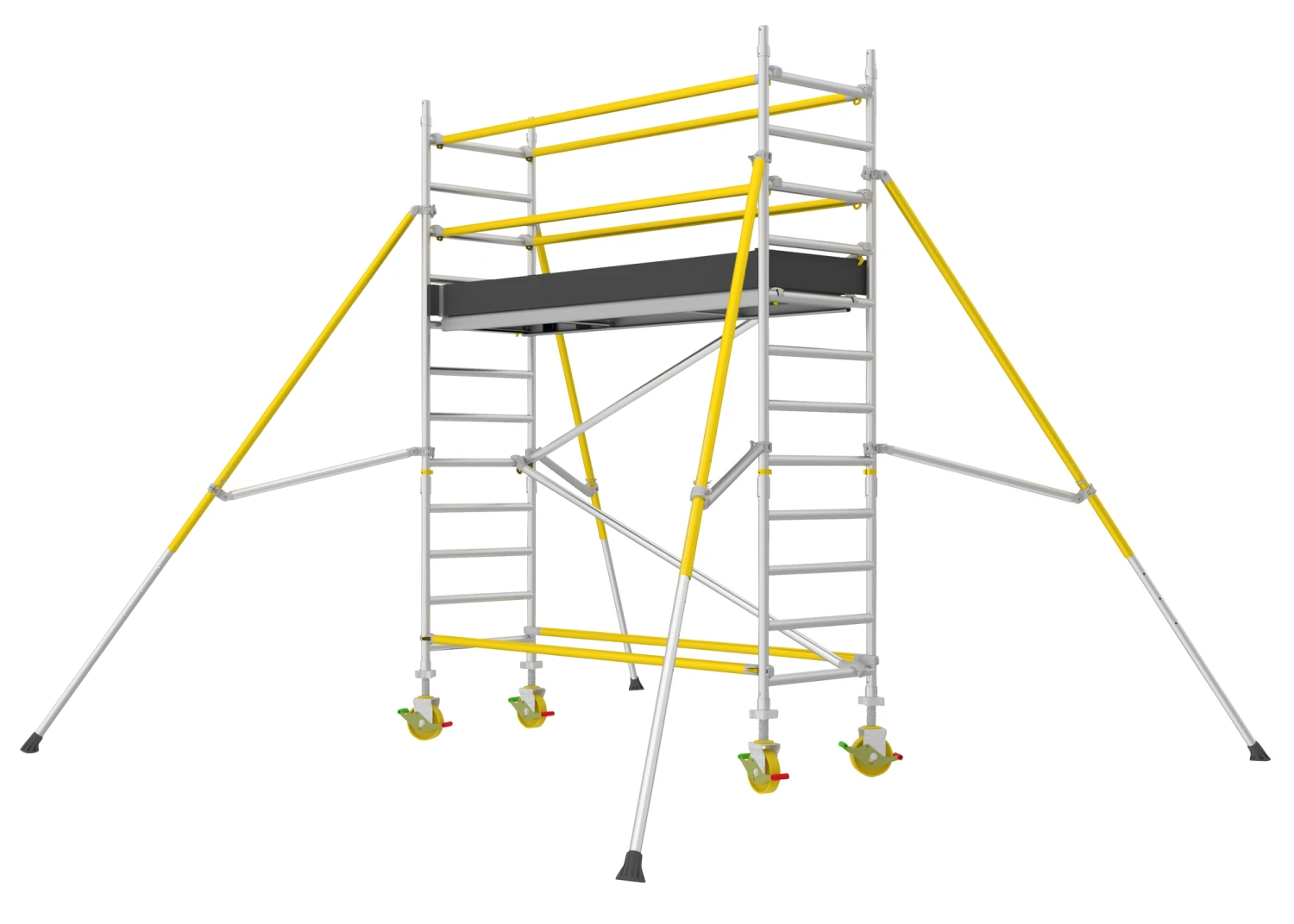 Wibe Ladders Rullestillads RT 750 2,2m 75x250 Cm 1 Wibe Ladders Rullestillads RT 750 2,2m 75x250 Cm
