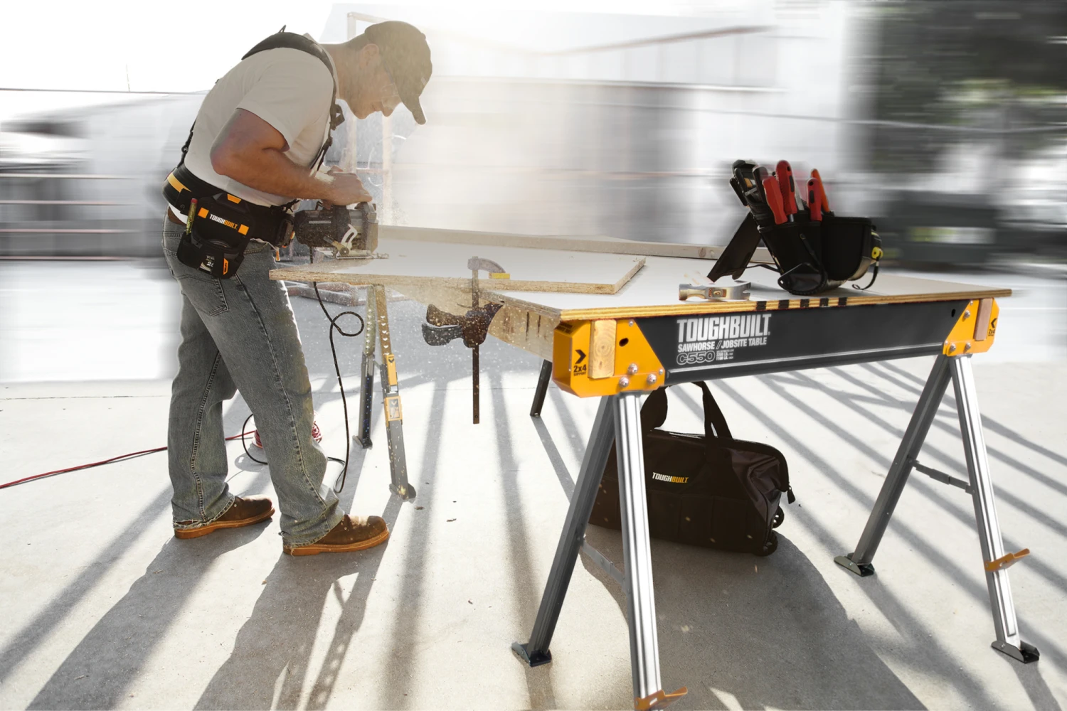 ToughBuilt Foldebuk C550-2, Sæt á 2 Stk. 4 ToughBuilt Foldebuk C550-2, Sæt á 2 Stk. - Billede 4