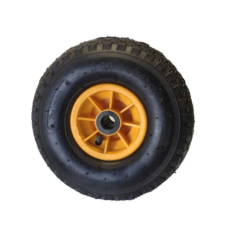Ravendo Hjul ER 10/2 Luft M/gul Plast Fælg 1 Ravendo Hjul ER 10/2 Luft M/gul Plast Fælg