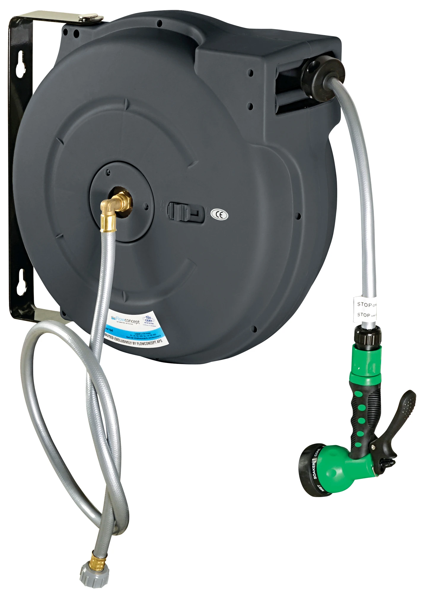 Flowconcept Slangeopruller Aut 1/2"x20mtr 1 Flowconcept Slangeopruller Aut 1/2"x20mtr