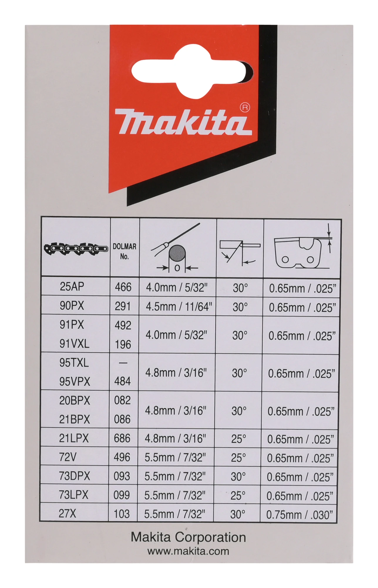 Makita Kæde T/kædesav 3/8" 40cm 56 Led 2 Makita Kæde T/kædesav 3/8" 40cm 56 Led - Billede 2